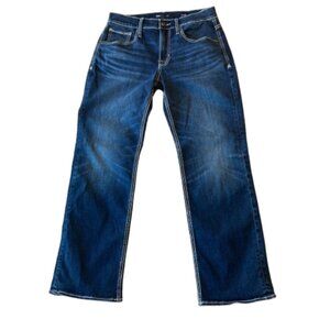 BKE Buckle Jake Boot Stretch Jeans Mens 31x30 Dark Wash NEW